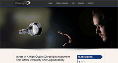 Desktop Screenshot of dereelight.com
